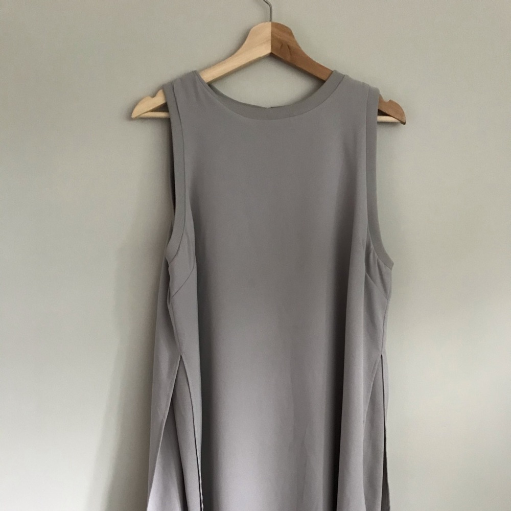 Mossimo Minimalist Taupe Midi Dress